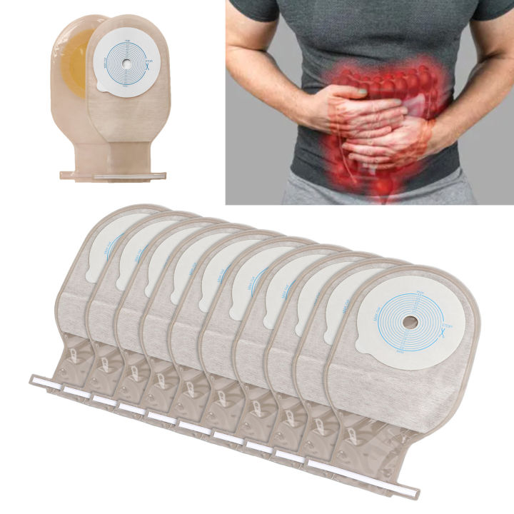 10Pcs%20Colostomy%20Bags%20Disposable%20Adhesive%20One%20Piece%20Drainable%20Ostomy%20Pouch%20Supplies%20for%20Ileostomy%20One%20Piece%20Colostomy%20Bags%20-%20Image%202