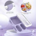 Bento Box Leakproof Lunch Food Storage with Stackable Design Carry Handles Office School for Kitchen Restaurant Use Lunch Box.