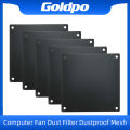 5PCS 80mm 90mm 120mm 140mm Cuttable Black PVC PC Fan Dust Filter Dustproof Case Computer Mesh Cooling Ultra Fine Dustproof Cover. 