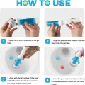 Toilet Gel 1Pc/14 Count Toilet Bowl Gel Stamp 6 Kinds Of Scent Toilet Cleaner Gel Stamp Kit Air Freshener Flower Fragrance. 