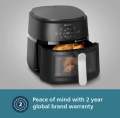 Philips Airfryer NA221/00 Digital Airfryer With Rapid Air Technology Black (4.2L, 1500W). 