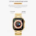 HK 9 Ultra 8 Series Special Golden Eddition Smart Watch Long Battery Timing Highly Functional Smart Watch Connecting To Wear Fit Pro I'd Changing Dial Face.. 