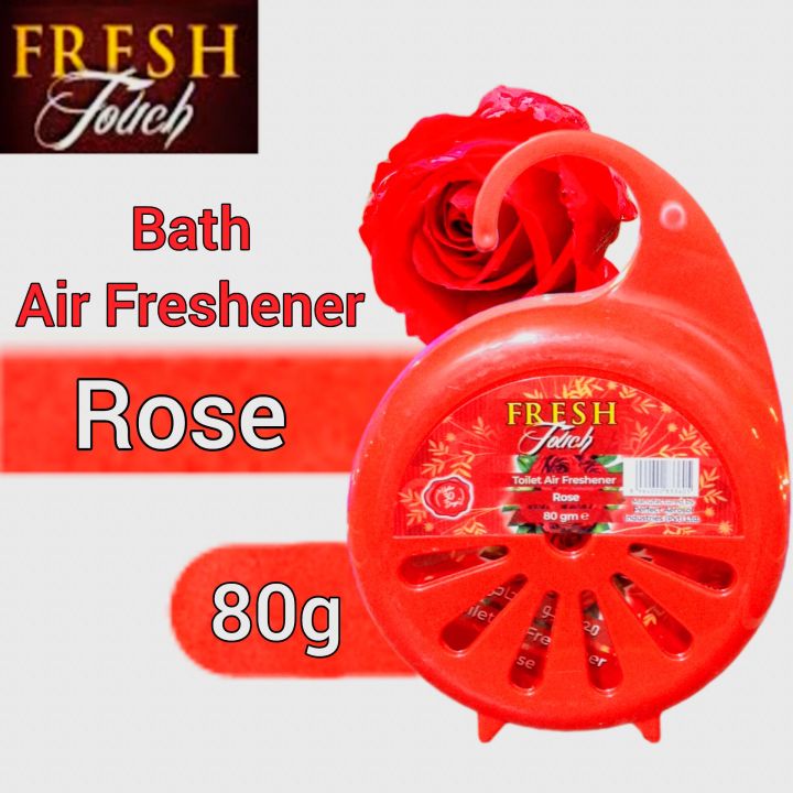 Fresh Touch Toilet Bath Hanger Air Freshener (Rose) - 80g | Daraz.pk