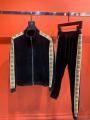 Cashmere Velvet Designer Tracksuit Men. 