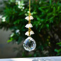 2pcs Lily of the Valley Sun Catcher Crystal Sun Catcher Car Hook, Car Pendant, Flower Bead Pendant, Room Decor, Home Decor.