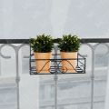 Metal Grill Rack Hanging Planter Pot 15x8x4 inches -1 Pcs..