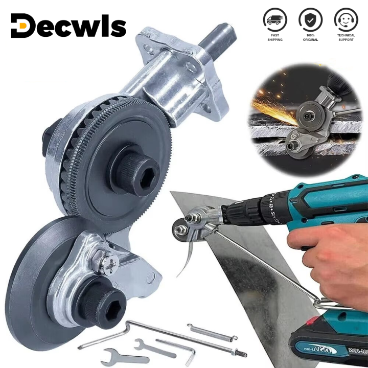 Electric Drill Convert Shears Plate Cutter Metal Sheet Cutter Tool Labor-saving Cutting Tool Sheet Metal Cut Electric Scissor