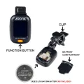 Aroma Guitar Tuner AT-01A/101 Foldable Rotatable Clip-on Tuner High Sensitivity for Bass Ukulele Chromatic Guitar Accessories. 