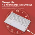 CASEPOKE Touchpad Wireless Keyboard For Android IOS Huawei Xiaomi Tablet iPad Pro Air Mini Korean Russian Spanish Keyboard. 