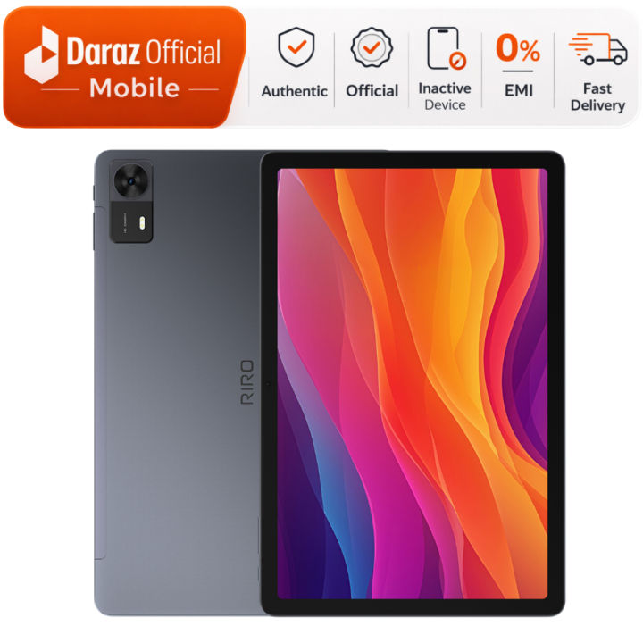 (vivo) RIRO Pad  6/128GB + Free Riro B10 Neckband | 11"" FHD Display | 4G Sim Supported | 8000mAh Battery