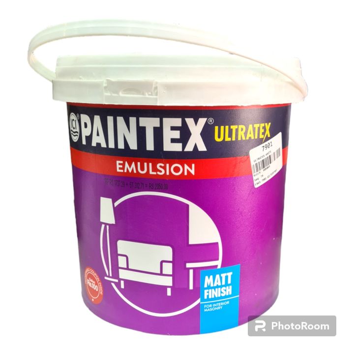 ICI PAINTEX ULTRA - DISTEMPER - EMULUTION PAINT - ICI DULUX - INTERIOR PAINTS - 6KG