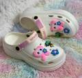 New Premium EVA Thick-Sole Comfort Lightweight Soft Cushion Slip-On Shoes Clogs Sandals with Cute Decorative Charms. 