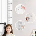 2M Adhesive Wall Growth Chart Removable Children's Growth Height Chart Wall Height Measurement Card for Home Nursery & Office. 