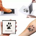 Paw Print Clean Touch Ink Pad, Dog Or Cat Pet Owner Keepsake, DIY Inkless Nose and Pawprint Impression Making Kit. 
