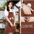 Waterproof Multicolor Kitchen Apron for Women | Oil-Proof Adjustable Cooking Apron with Pocket | Hand-Wiping Kitchen Apron. 
