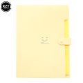 A4 Folder 5 Layers Macaron Color File Large Capacity Document Organizer Student School and Office Supplies Stationery. 