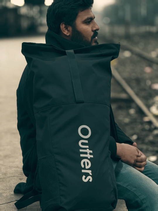 Outters Hiking Bag, Camping Trekking Backpack, Waterproof Travel Backpack Multi-Purpose Pockets