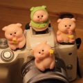Cute Cartoon Animal Hot Shoe Cover ABS Resin Dustproof Cap for DSLR Mirrorless. Durable Stylish Camera Decoration Accessory.