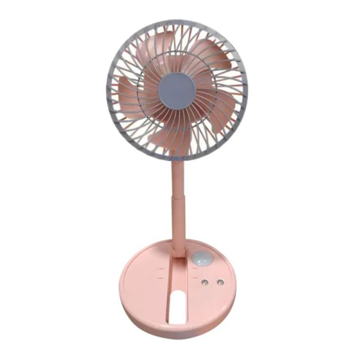 JY super 2215 rechargeable fan with LED light.