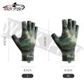 WALK FISH 1 Pair Summer Fishing Gloves Half Finger Breathable Quick-drying Protection Profession Outdoor Sport Fishing Anti-slip. 