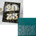 number letter happy birthday metal cutting dies mold Scrapbook paper craft knife mould blade punch Embossing stencils Template.
