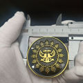 John Wick Movie Coin Cosplay Continental Hotel Card Adjudicator Black Medallion Keanu Reeves Fans Collection Props. 