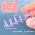 6 Holes Loose Leaf Binder Ring 10pcs Scrapbooking Album Binder Spiral Binding Clips Cute Stationery Student School Supplies New.