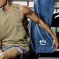 1pc Fitness Towel Unisex microfibre sports towel, super soft and quick drying towel, suitable for tennis, yoga, cycling, swimmin. 
