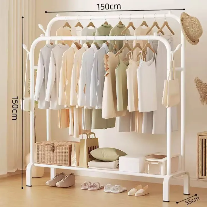 Customizable%20Double-Rod%20Thick%20Metal%20Cloth%20Rack%20Hooks%20Rust-Proof%20Clothing%20Organizer%20Rack%20Bulk%20Order%20Discount%20for%20Garments%20&%20Bags%20-%20Image%203