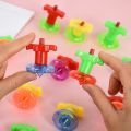 Mini Twisting Speed Gyroscope Spinning Toy - Colorful Plastic Gyroscope for Teenagers, Party Gift. 