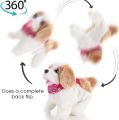 Flip Over Puppy - Battery Operated Mechanical Jumping Little Pet Dog For Kids (Box packed). 