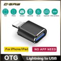 iPHONE OTG Adapter 3.0 Lightning to USB Port Apple Connector For ios, ipad - High SpeedUSB Female Support Connect USB Flash Drive, U Disk, for iPhone. 