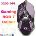 MageGee RBG Gaming Mouse G10 Gaming Mouse Wired, 7 Colors Breathing LED Backlit Gaming Mouse, 6 Adjustable DPI (up to 3200 DPI), Ergonomic Optical Computer Mouse with 7 Buttons for Windows PC Gamers by Wani. 