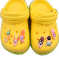 6Pcs Swimming Boys Girls Sports Resin Shoes Ornaments DIY Funny Bracelet Buckle Charms Fit Birthday Present.