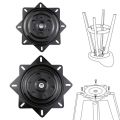 360° Rotation Bar Stools Swivel Plate Universal Steel Swivel Platform Sturdy Easy Installation Rotary Plate.