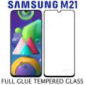 Samsung Galaxy M21 Tempered Glass Screen Protector - Full Coverage - Premium Quality. 