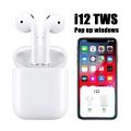 Air pods 12 earphone i12 Tws Wireless Bluetooth earphone. 