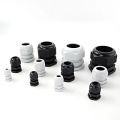 PG Series Waterproof Cable Gland Cable entry IP68 White Black Nylon Plastic Connector PG7/9/11/16 PG19/21/36/ PG21/24/25/29.