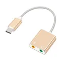 External sound card type C 7.1 channel for Mac book, Pro, air cable length 20 m.. 