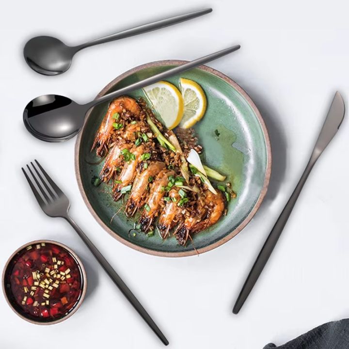 Stainless%20steel%20cutlery%20set,%20black,%2020%20pieces;%20Portuguese%20stainless%20steel%20cutlery%20for%205%20people;%20elegant%20Western%20cutlery;%20dishwas%20-%20Image%203