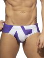 Men's Patterned Drawstring Triangle Underwear, Men's Swimwear, Summer Beach Swimming Shorts. 