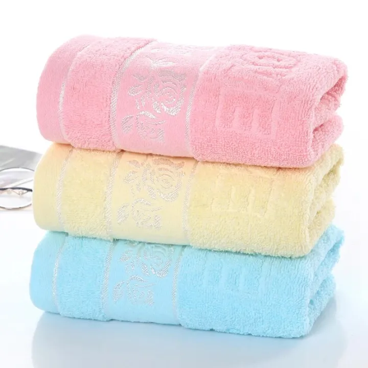 2pcs%20Cotton%20Towel%20Rose%20Thickened%20Towel%20Quick%20Absorbent%20Soft%20Quick%20Dry%20Face%20Towel%20Bathroom%20Hotel%20Travel%20Supply%20-%20Image%203