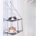 Cat Hammock Window Bed Kitten Sunny Seat Hanging Mount Beds Cat Sofa double-decker tunnels Suction Cup Wall Pet Hanging Winter. 