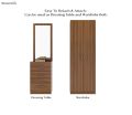 customized wooden wardrobe & dressing table. 