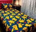 Kids character single bedsheet Spiderman / Cinderella / Sonic / ladybug Bedsheet. 