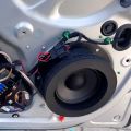 4Pcs 6.5 Inch Universal Car Speaker Foam Ring Soundproof Acoustic Seal Pad Strong Self-Adhesive Auto Door Audio Enhancer. 