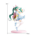 Anime Figure Wedding Dress Action Figures Kawaii Swimsuit Vocaloid PVC Collectible Model Toys Girl .
