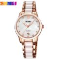 SKMEI 2175 model Fashion Women Watches Relogio Feminino Luxury design Watch Ladies Quartz Wrist-watch Alloy ABS Strap.