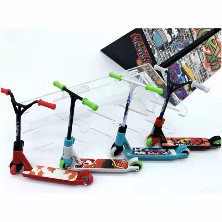 Finger scooter Tech Skateboards Mini Skate Park Ramp Sets Finger BMX Fingertip Bikes Fingerboard Extreme Sport Deck Novelty Toys