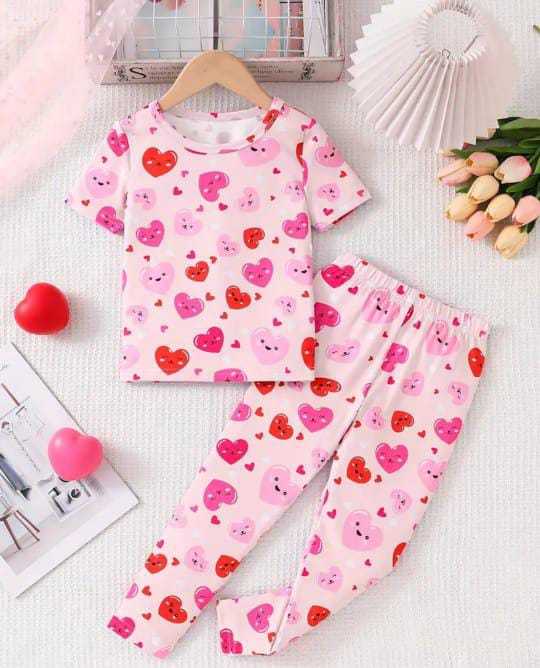 Daraz Pk Night Suit For Year Baby Girl PCS Multicolor Cotton Baba Baby  Night Dress For